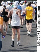 Marathon runners Marathon runners