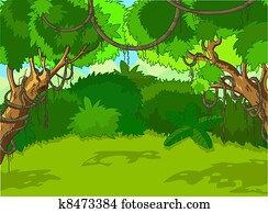tropischer wald, landschaft tropischer wald, landschaft