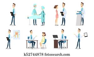 רופא זכר, set.