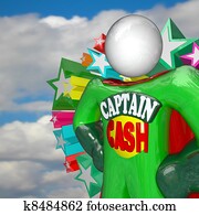 Captain Cash Super Hero Fights for Lower Prices to Save Money Captain Cash Super Hero Fights for Lower Prices to Save Money