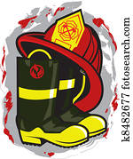 Fireman Hat and Boots Fireman Hat and Boots