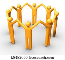 grupo de las personas