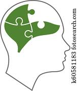 Head icon for mental health Head icon for mental health