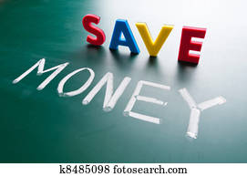 Save money concept Save money concept