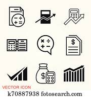 buchhhaltung, vektor, icon., geschaefts, und, finanziell, symbol buchhhaltung, vektor, icon., geschaefts, und, finanziell, symbol