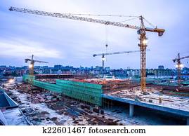 Construction site in China Construction site in China