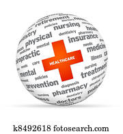 healthcare, kugelförmig