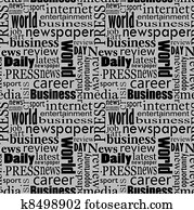 Newspaper seamless Newspaper seamless