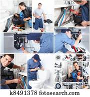 Professional plumber. Professional plumber.