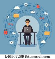 סייבר, בטחון, ו, פשע, מושג