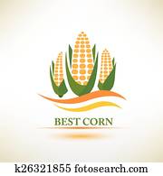 corn vector symbol corn vector symbol
