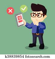 employee doing an online shopping employee doing an online shopping