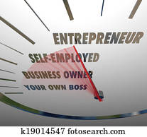 Entrepreneur Speedometer Reach New Level Business Owner Words Entrepreneur Speedometer Reach New Level Business Owner Words