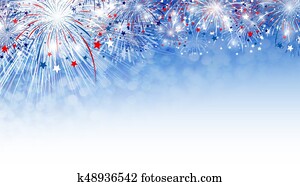 Fireworks background design with copy space