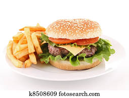 isolated hamburger isolated hamburger