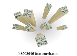 Large stocks of dollars.