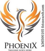 phoenix logo concept phoenix logo concept