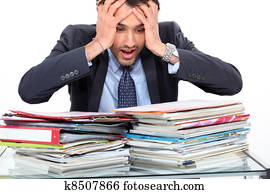 Stressed teacher Stressed teacher