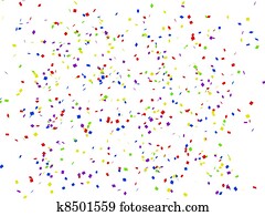 צבעוני, קונפטי