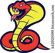 Cobra snake mascot Cobra snake mascot