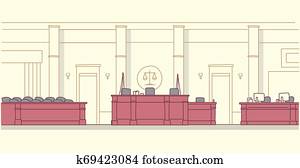 empty courtroom with wooden furniture judge and secretary workplace jury box seats modern courthouse interior justice and jurisprudence concept horizontal banner sketch doodle empty courtroom with wooden furniture judge and secretary workplace jury box seats modern courthouse interior justice and jurisprudence concept horizontal banner sketch doodle