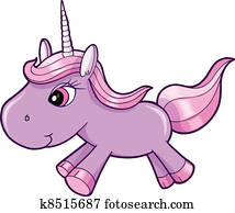 Evil Purple Unicorn Animal Vector Evil Purple Unicorn Animal Vector
