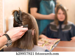 In the hair salon In the hair salon