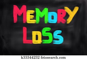 Memory Loss Concept