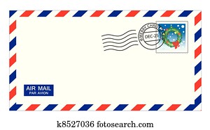christmas airmail envelope christmas airmail envelope