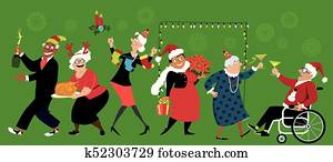 Christmas at retirement community Christmas at retirement community