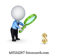 het zoeken, geld, concept.