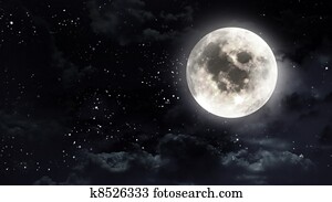 moon in the night sky moon in the night sky