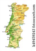 portugal, mapa redução