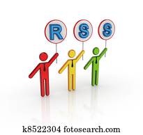 RSS concept.