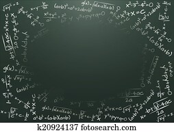 chalkboard, recepte, matemātika