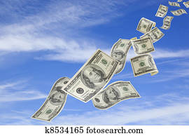 Money Falling from Sky