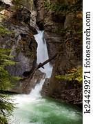 Scenic Johnston Canyon and Waterfalls in Banff NP