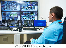segurança, surveillance video