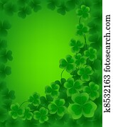 st., patrick, dia, fundo
