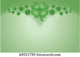St. Patricks Day Card With Shamroc St. Patricks Day Card With Shamroc