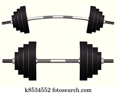 weights against white weights against white