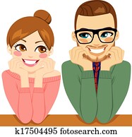 기쁜, 낭만주의 한 쌍