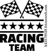 Kartracing チーム で ゴール 旗 クリップアート 切り張り イラスト 絵画 集 K Fotosearch