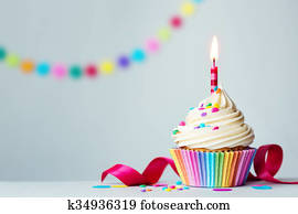 Birthday cupcake Birthday cupcake
