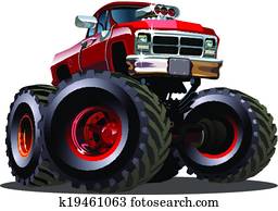 Cartoon Monster Truck Cartoon Monster Truck