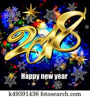 New year 2018 New year 2018