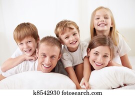 Smiling family Smiling family