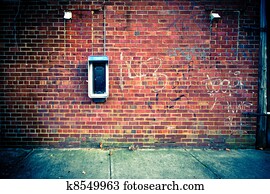 Wall with Payphone Wall with Payphone