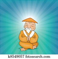 Zen Master Meditating Zen Master Meditating