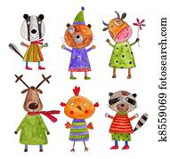 Cartoon characters Cartoon characters